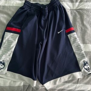 UConn kids bike basketball shorts.